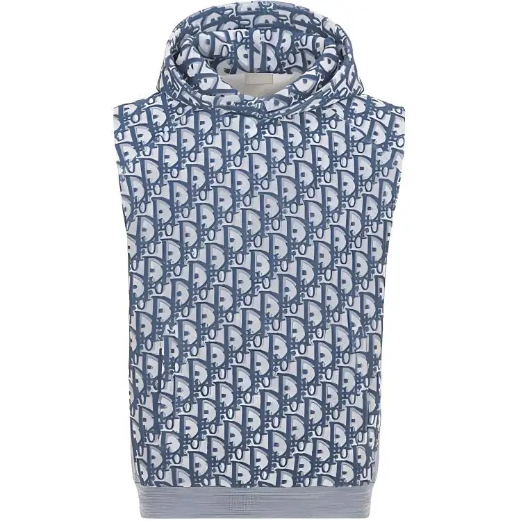 DIOR Sweatshirts Men's Blue Hooded Moderate Other