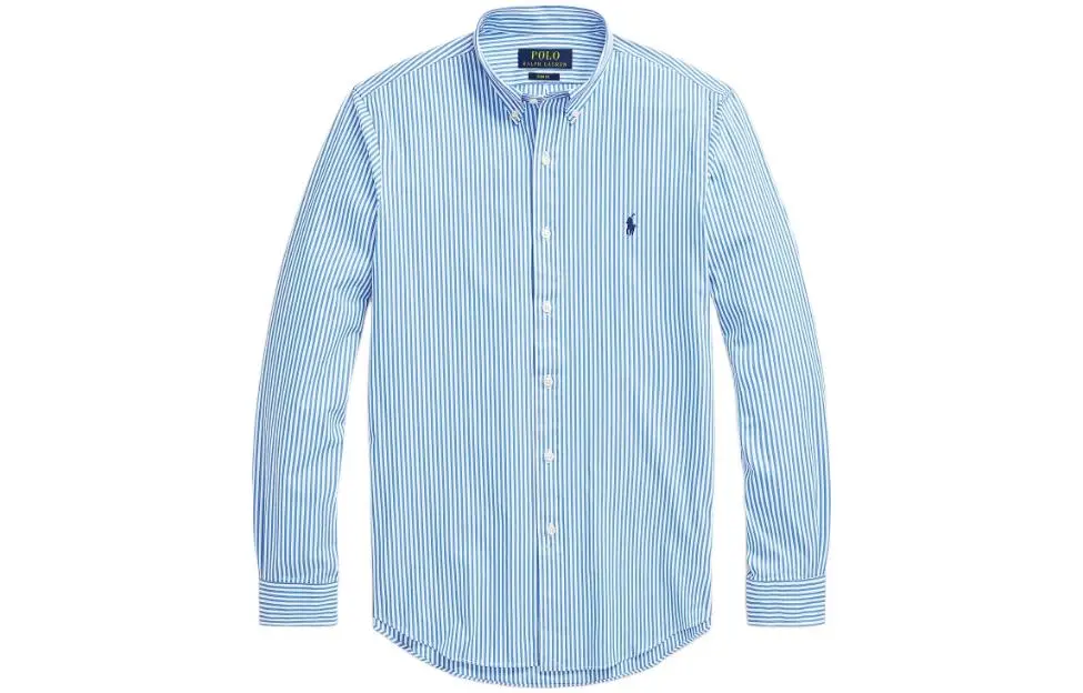 Polo Ralph Lauren SS22 Shirt Slim Fit Men's Blue