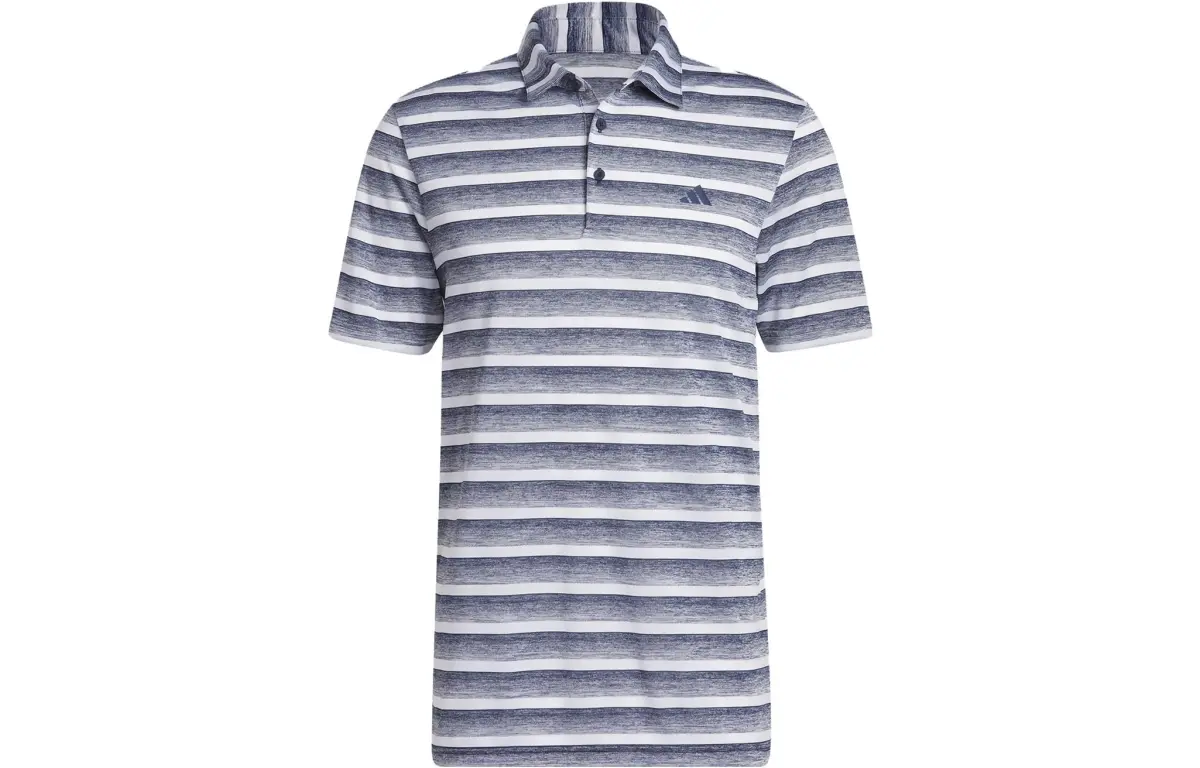Adidas Polo Shirts Men's Navy Polo Collar Moderate Straight Fit