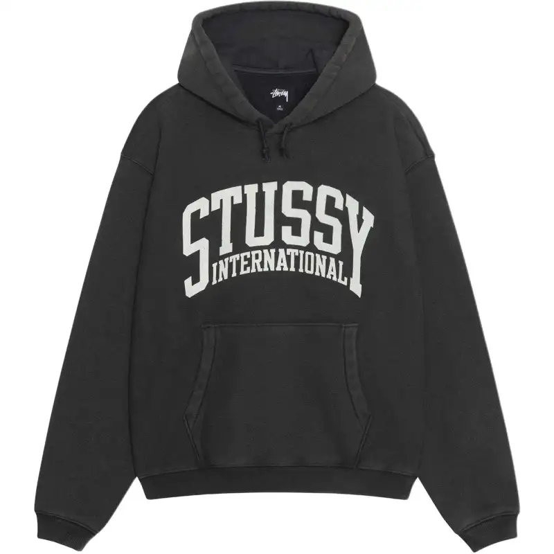 Stussy International Logo Printed Hoodie