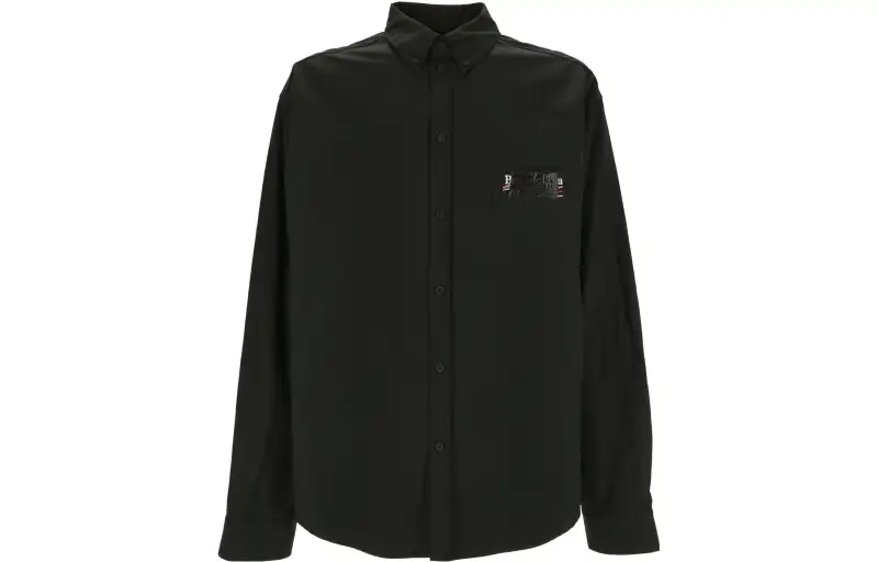 Balenciaga Logo Detailed Oversized Shirt