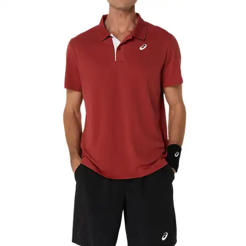 Asics COURT Polo Shirt Men's Red