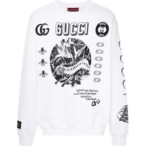 GUCCI Interlocking Logo Crewneck Sweatshirt