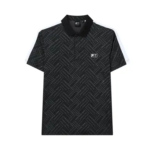 FILA Golf Polo Shirt Men's Pitch Black