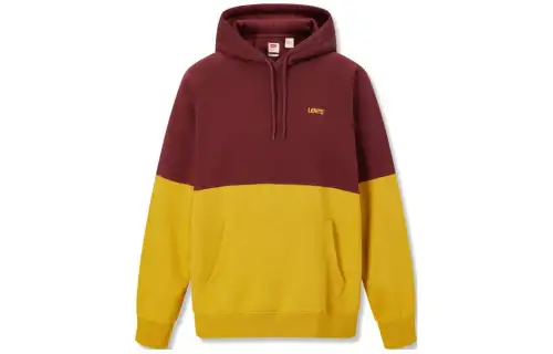 Levis Sweatshirt Men's Yellow Coffee