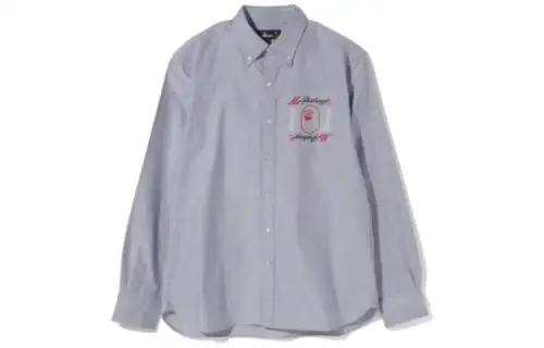A BATHING APE Shirts Men's Lapel Moderate
