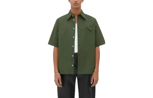 Bottega Veneta FW22 Shirt Men's Army Green