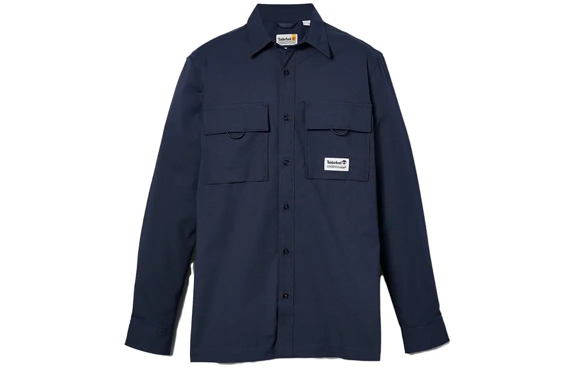 Timberland Shirts Men's Blue Lapel Moderate Other