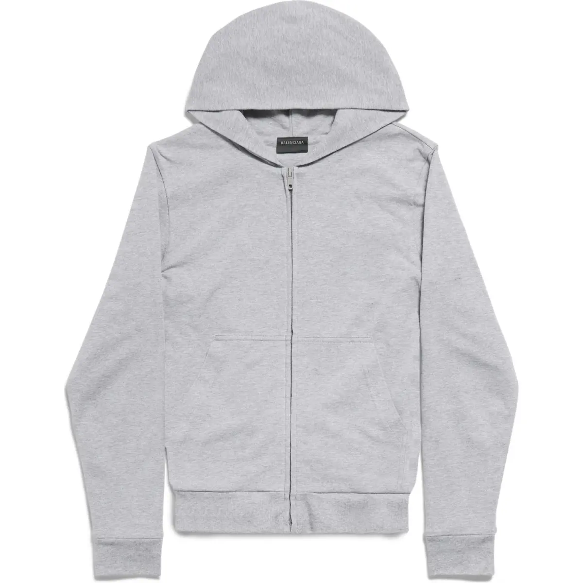 Balenciaga FW24 Sweatshirt Slim Fit Unisex Gray White