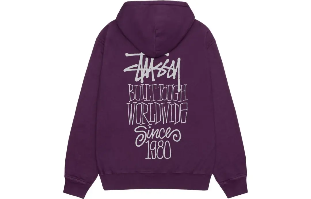 Stussy Pigment Dyed Built Tough Hoodie