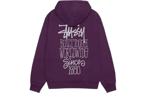 Stussy Pigment Dyed Built Tough Hoodie
