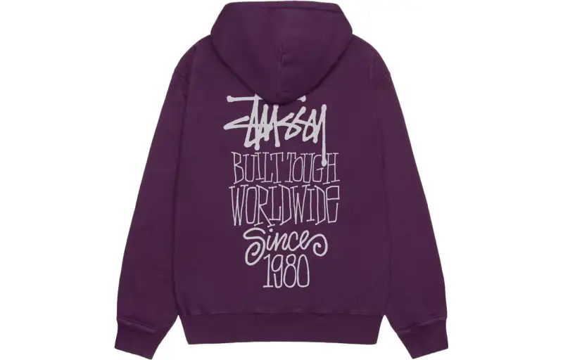 Stussy Pigment Dyed Built Tough Hoodie