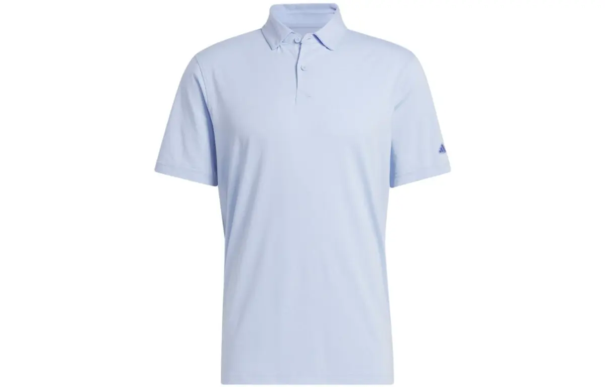 Adidas Polo Shirts Men's Light Pink Blue Moderate