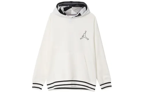 Jordan Sweatshirts Men's White Hooded Thickened Regular