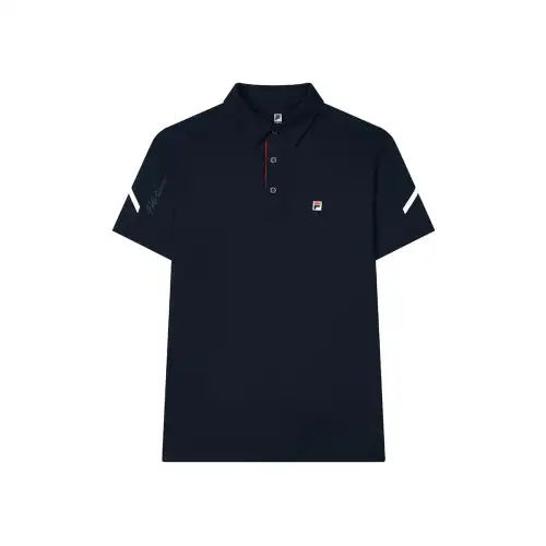 FILA ATHLETICS Polo Shirt Men's Royal Blue