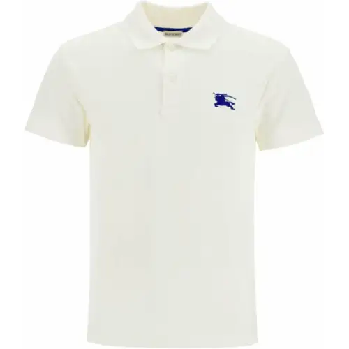 Burberry Equestrian Knight Embroidered Polo Shirt