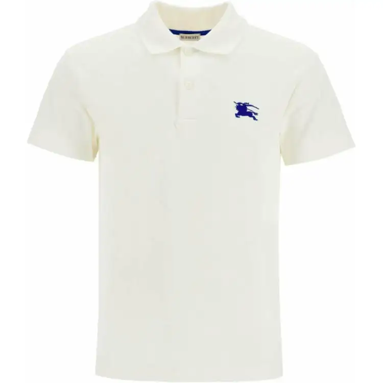 Burberry Equestrian Knight Embroidered Polo Shirt