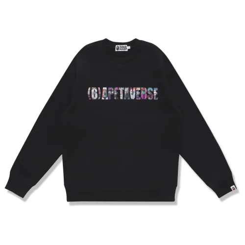 A BATHING APE Sweatshirts Men's Crew Neck Moderate Regular