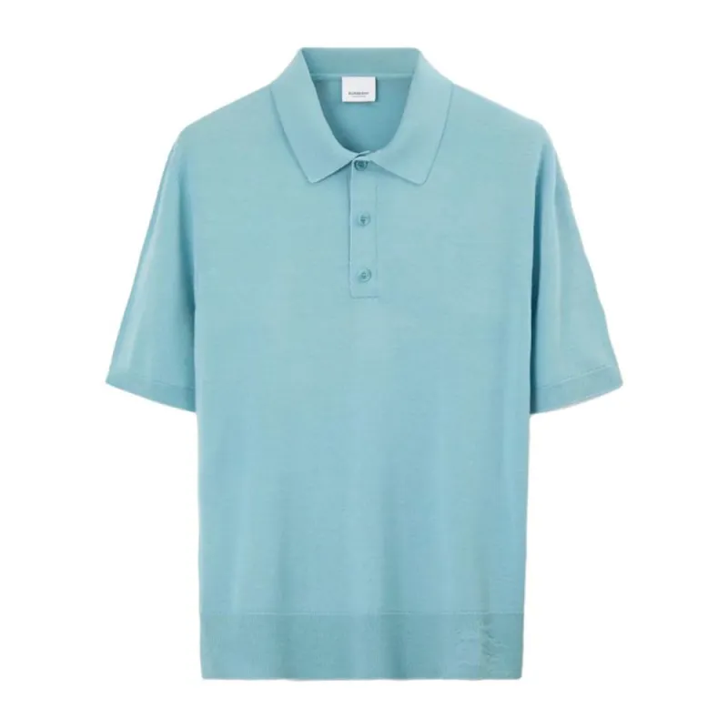 【Previous Season】short-sleeve silk polo shirt