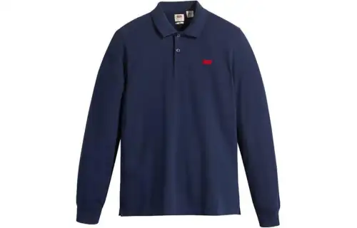 Levis Polo Shirts Men's Blue Polo Collar Moderate Other