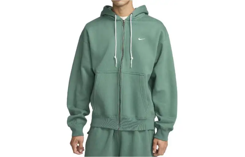 Nike Full Zip Hoodie Sweatshirt Men's Green