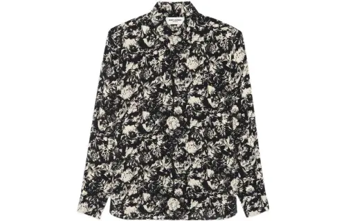 SAINT LAURENT SS22 Shirt Men's Multicolor