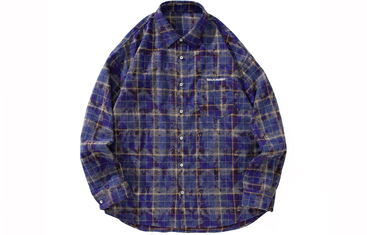 Куртка GOLFCROSS Plaid Shirt (разноцветная в клетку)