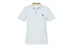 Timberland Polo Shirts Men's Light Blue Polo Collar Moderate Straight Fit