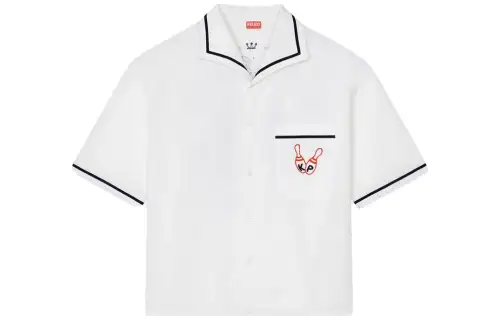 KENZO Bowling Elephant Hawaian Shirt