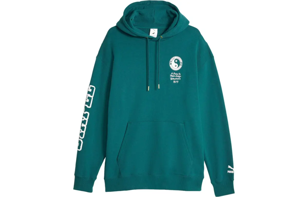 PUMA X STAPLE Sweatshirts Men's Christmas Green Hooded (Non-detachable) Moderate Other