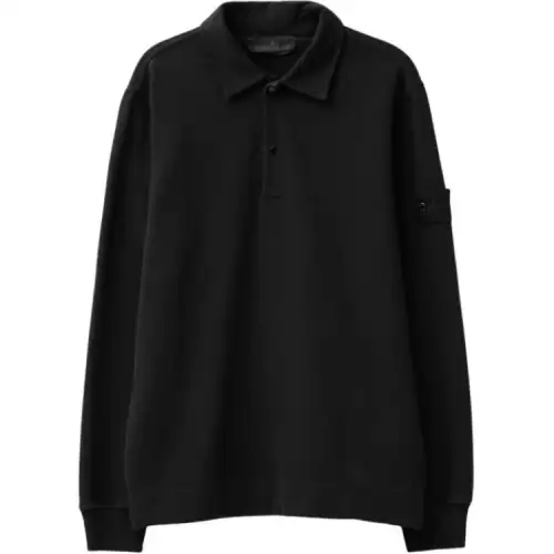 STONE ISLAND STONE ISLAND GHOST PIECES FW24 Polo Shirt Men's Black