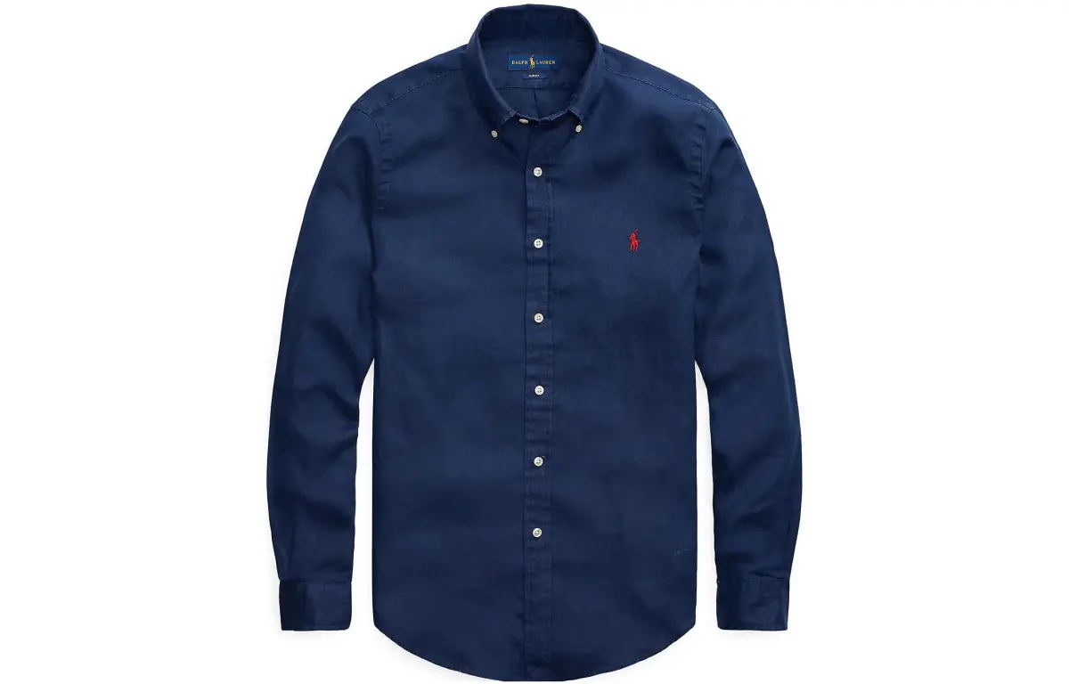 Polo Ralph Lauren Shirt Classic Version Men's Navy Blue