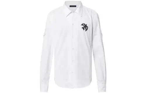 LOUIS VUITTON Lv Fall Series Shirt Men's White
