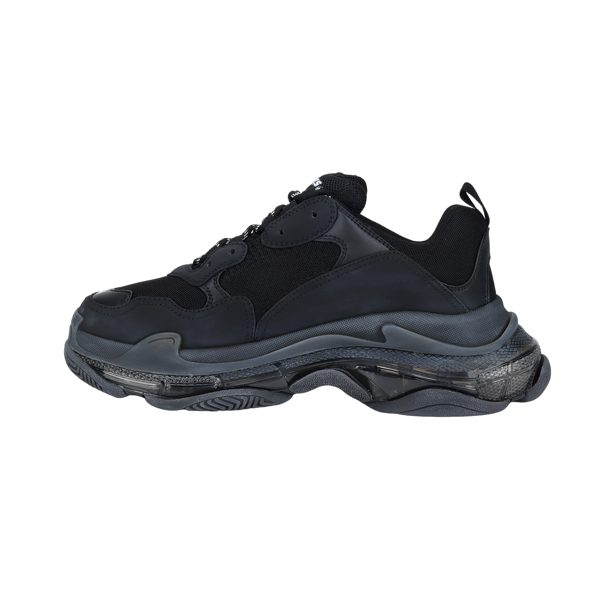 【関税&送料込】Balenciaga Black Sneaker Triple S Sporty Men's Triple S Sporty Sneaker in Black | Balenciaga US