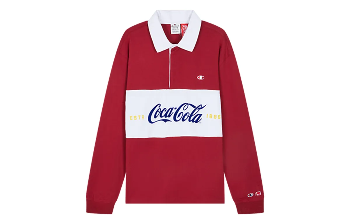 Champion X Coca Cola Color Block Polo Shirt