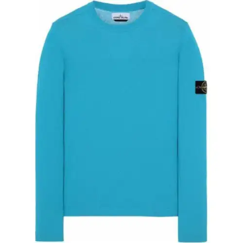 STONE ISLAND Sweatshirt Men's Sky Blue