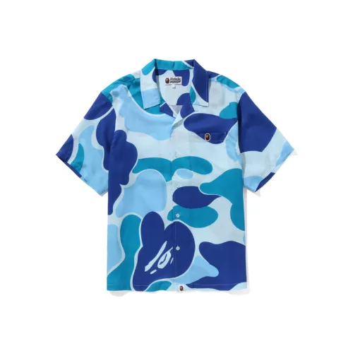 Bape Abc Camo Open Collar Shirt