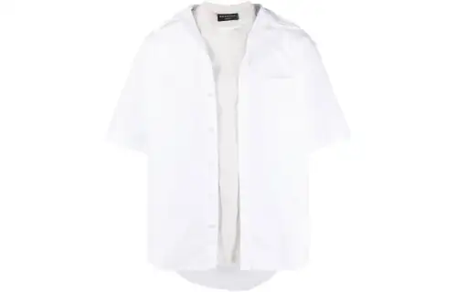 Balenciaga Shirts Men's White Moderate