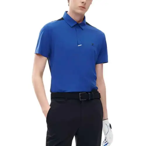 FILA Polo Shirt Men's Medium Gray Blue