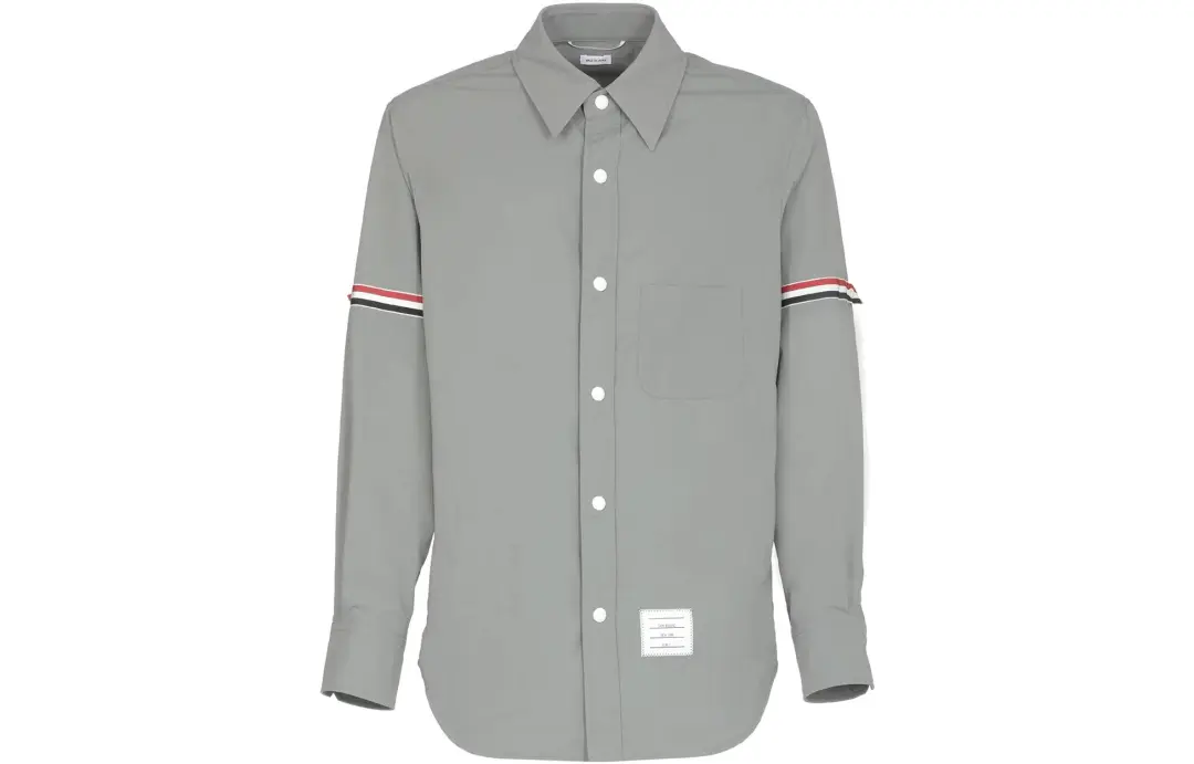 THOM BROWNE Buttoned Long Sleeved Shirt