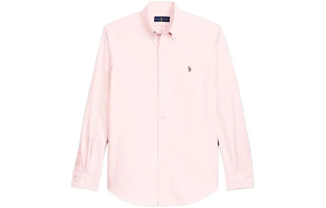 Polo Ralph Lauren SS24 Shirt Slim Fit Men's Pink