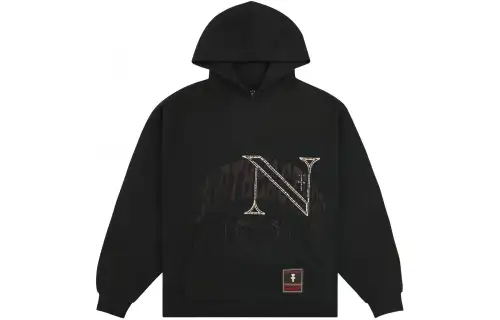 Travis Scott X Mitchell & Ness Northeastern Huskies Overlap Pullover Hoodie