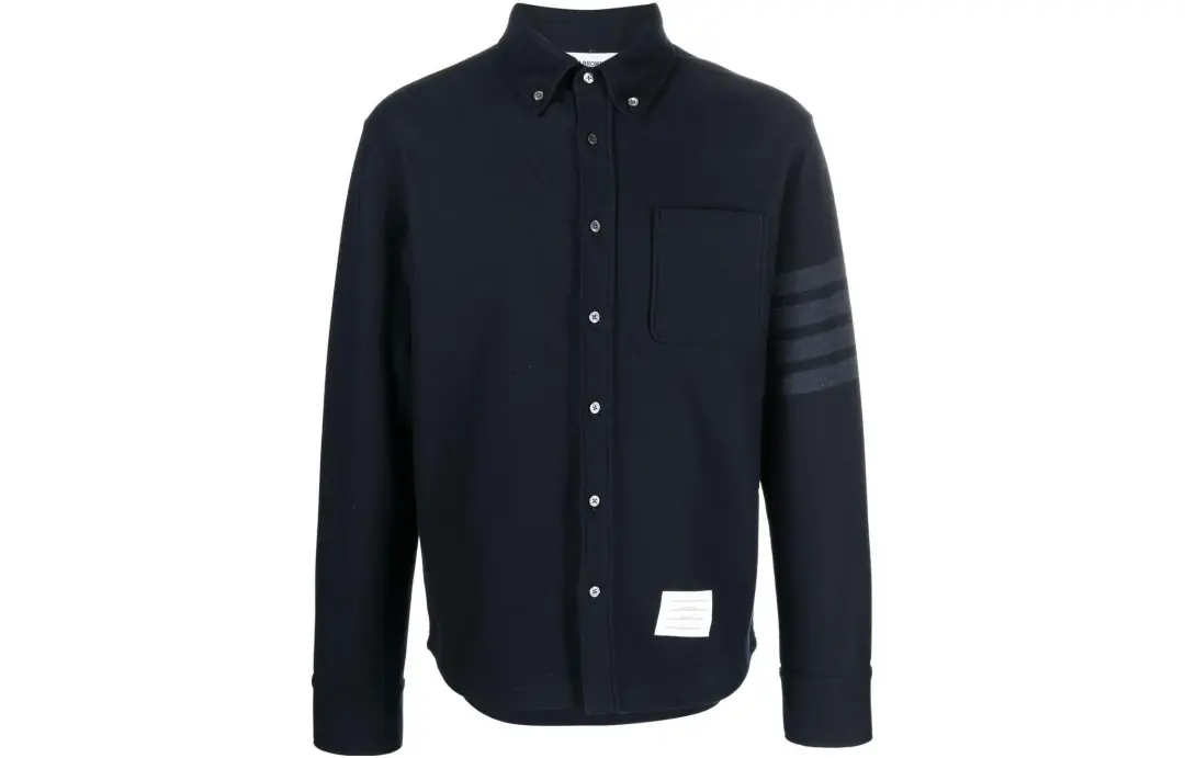 Thom Browne cotton long-sleeved shirt