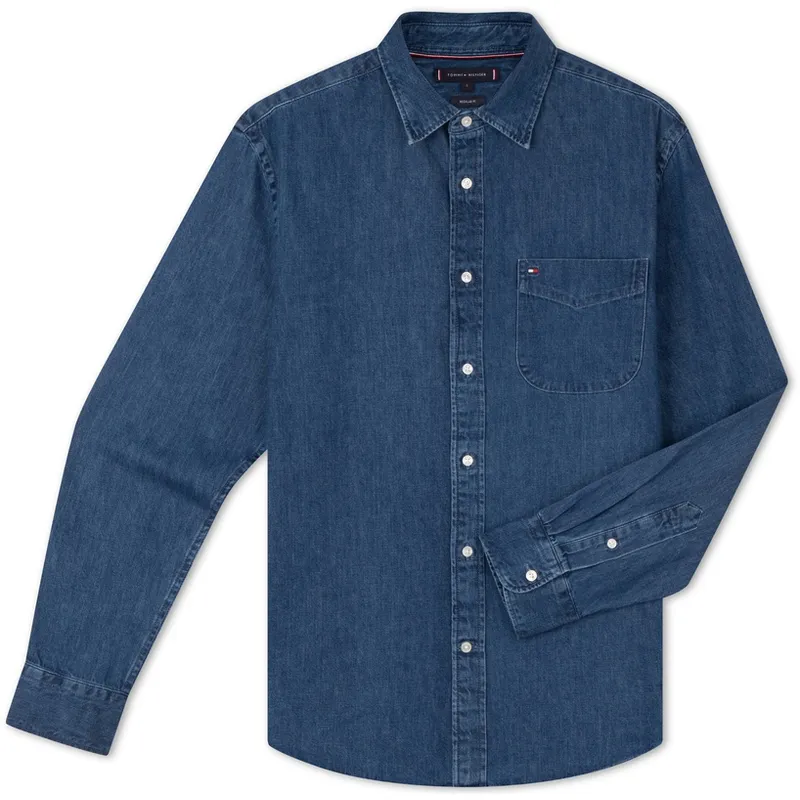 Tommy Hilfiger Shirt Men's Denim Blue