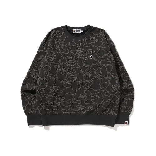 A BATHING APE Sweatshirts Men's Crew Neck Moderate Regular