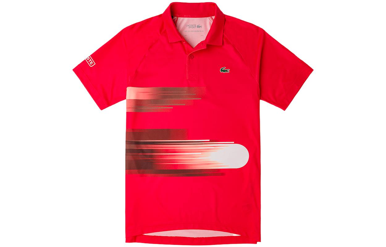 Мужская футболка LACOSTE SS22 (красная)