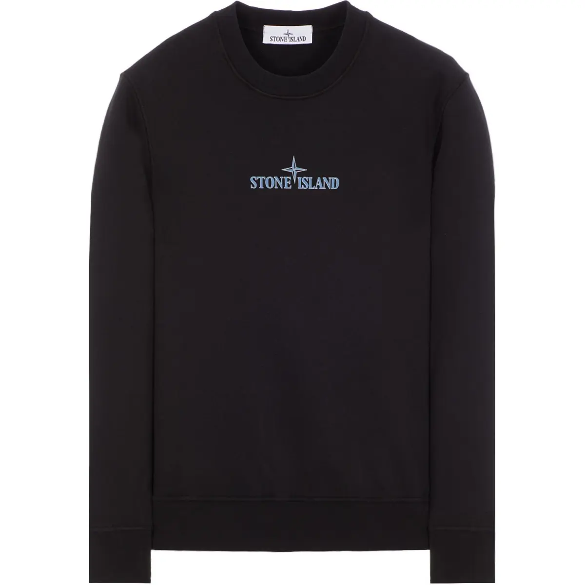 STONE ISLAND Logo Printed Crewneck Sweatshirt