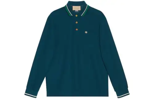 GUCCI Polo Shirt Men's Dark Blue