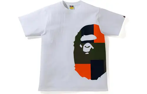 A BATHING APE T Shirts Men's Crew Neck Moderate Straight Fit