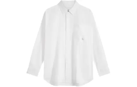 CALVIN KLEIN Shirt Men's Moon White